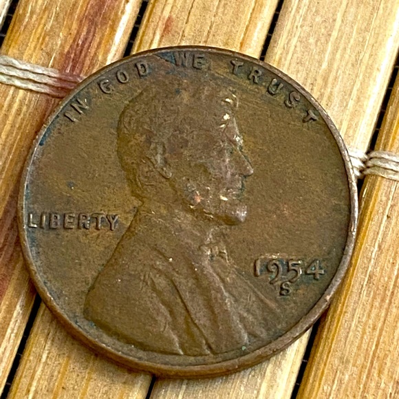Vintage 1954S Lincoln Wheat Penny - Picture 1 of 2